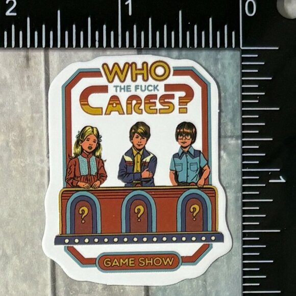 🌀10/$10🌀 60s 70s Retro Horror Dark Humor Reusable Waterproof Vinyl Sticker - Picture 1 of 1